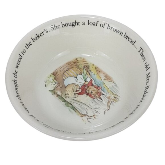 Wedgewood Beatrix Potter 3 piece Childrens Dinnerware Set & 2 Peter Rabbit DVDs - Picture 10 of 16